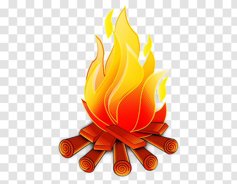 Flame Fire Plant Logo Side Dish Transparent PNG