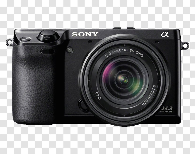 Sony NEX-7 NEX-5 α6000 NEX-6 Mirrorless Interchangeable-lens Camera - Accessory Transparent PNG
