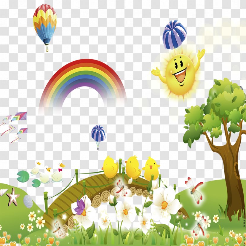 Kindergarten Panels - Petal - Balloon Transparent PNG