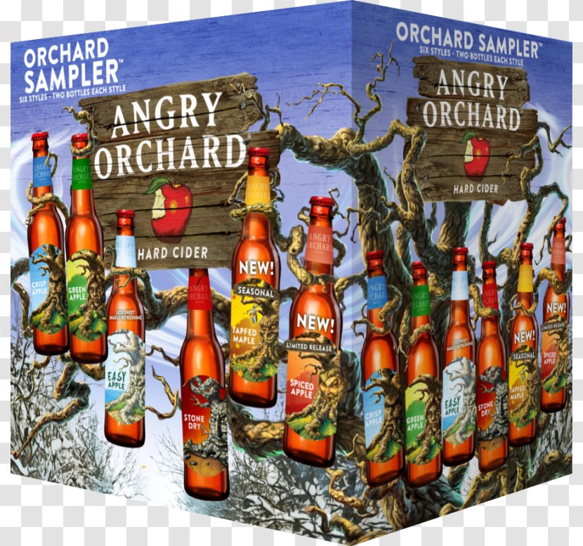 Distilled Beverage Cider Beer Angry Orchard Crisp - Wine Transparent PNG