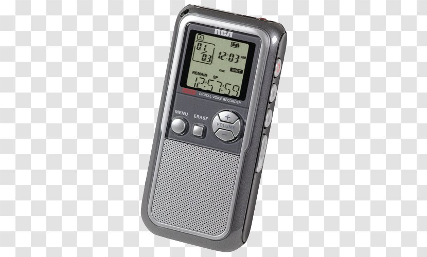 Digital Audio Dictation Machine Sound Recording And Reproduction RCA RP5120 USB - Electronics - Voice Recorder Transparent PNG