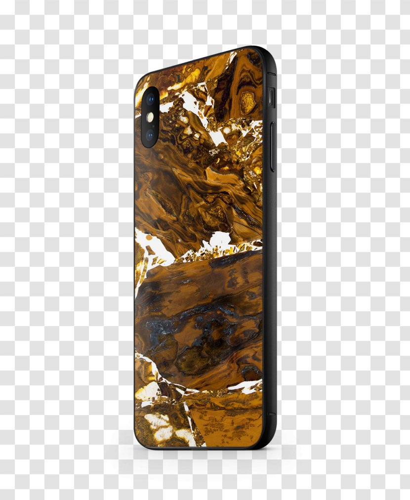 Tiger's Eye IPhone X Rock Yellow - Tiger - Plastic Stone Rockery Transparent PNG