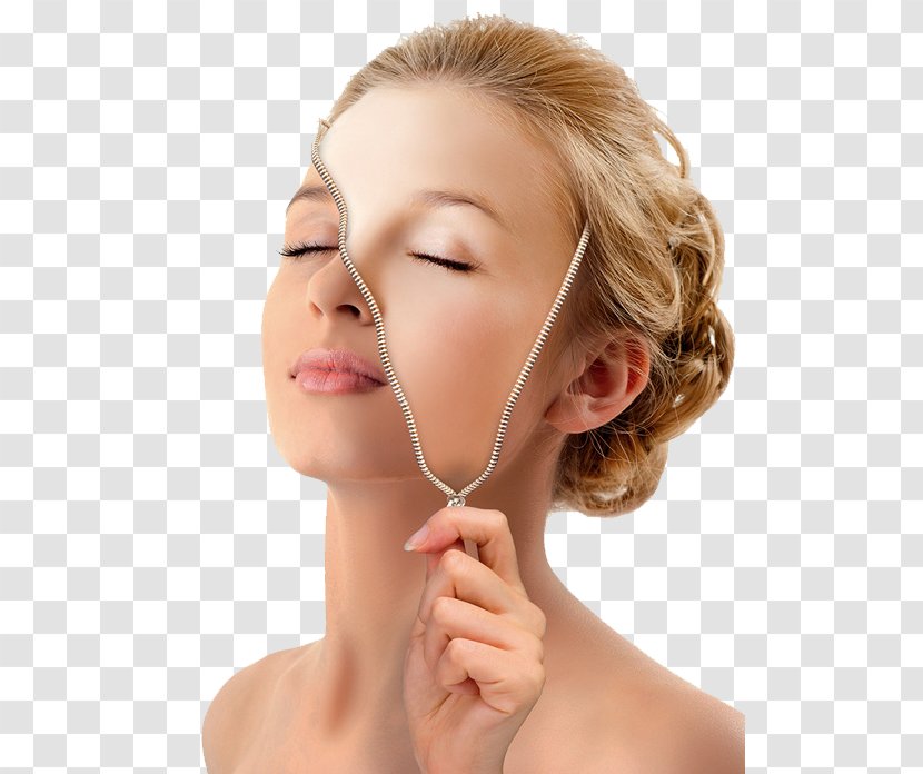 Face Cosmetics Beauty Rhytidectomy Mask - Close Up - Cosmetic Transparent PNG