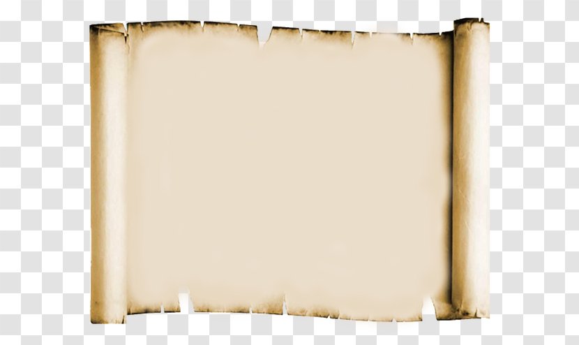 Parchment Paper Clip Art Image - Drawing - Blank Transparent PNG
