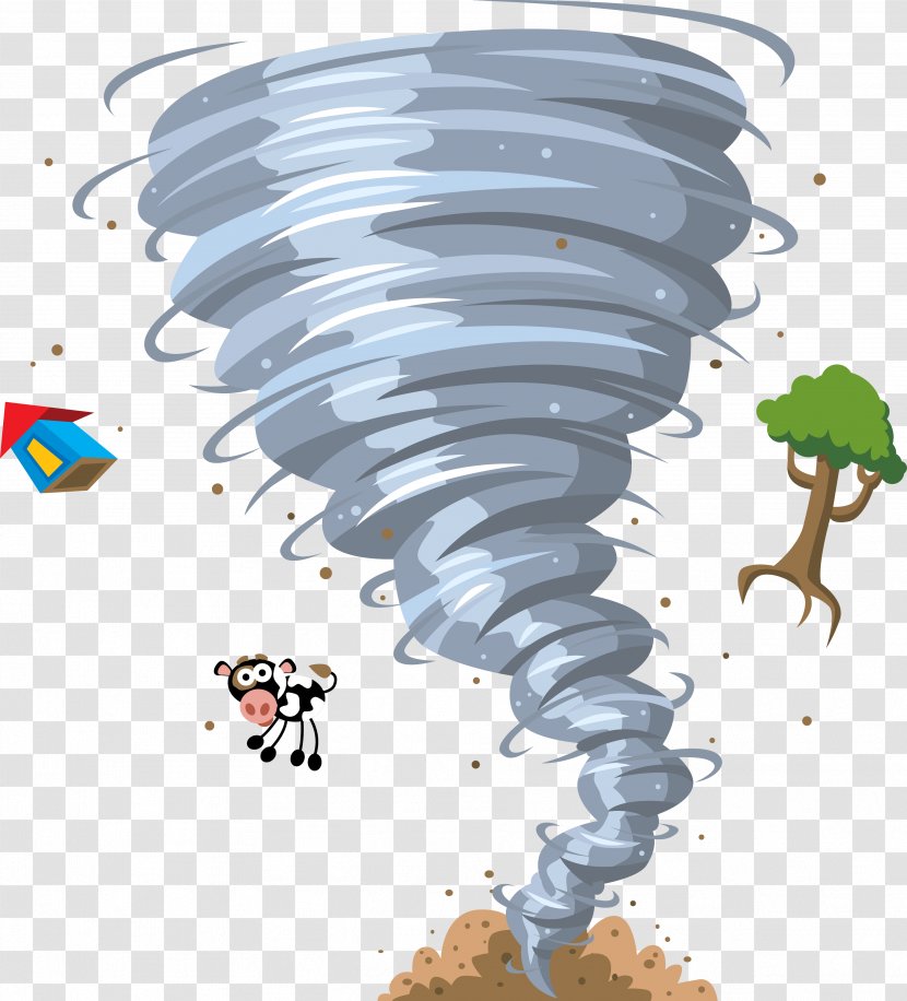 Tornado Cartoon Animation Clip Art - Hurricane Transparent PNG