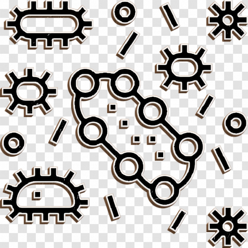 Genetics And Bioengineering Icon Bacteria Icon Transparent PNG