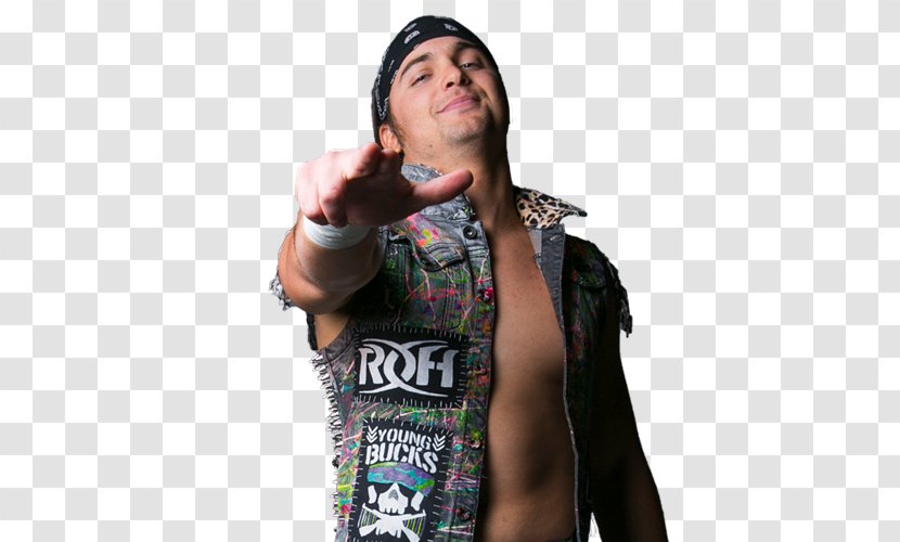 Marty Scurll The Young Bucks ROH World Tag Team Championship Ring Of Honor Professional Wrestling - Rocky Romero - Silas Transparent PNG