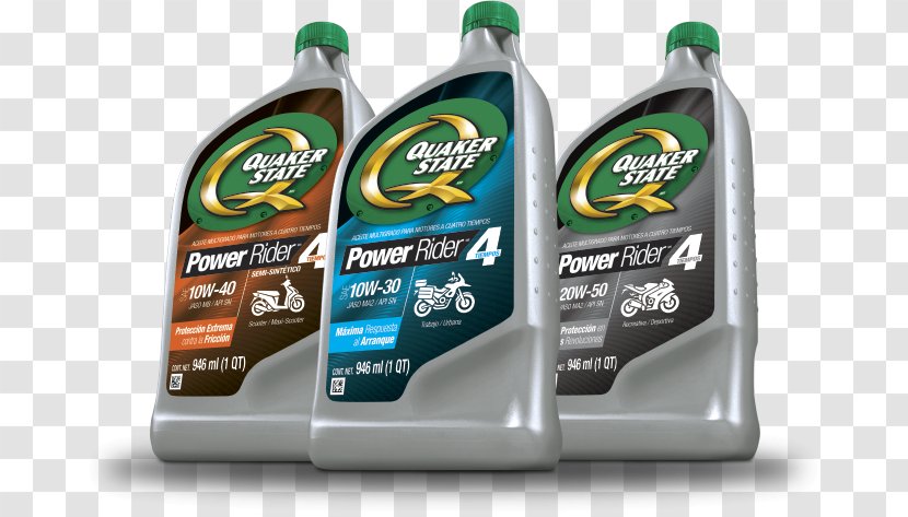 Motor Oil Scooter Quaker State Motorcycle Four-stroke Engine - Autoped - Power Transparent PNG