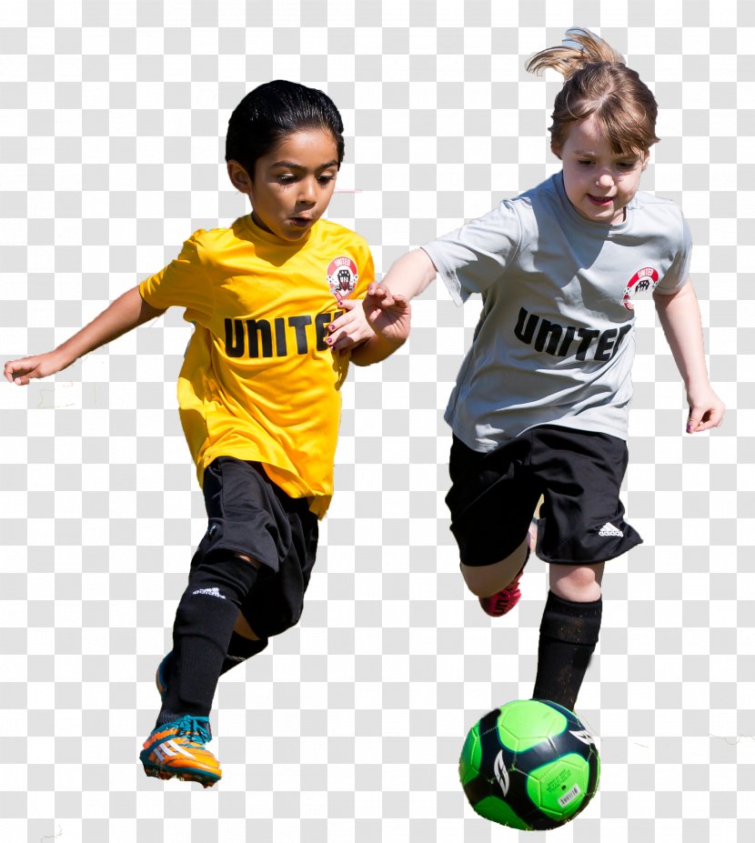 Child Sport Football Game Player - Yellow - Youth Transparent PNG