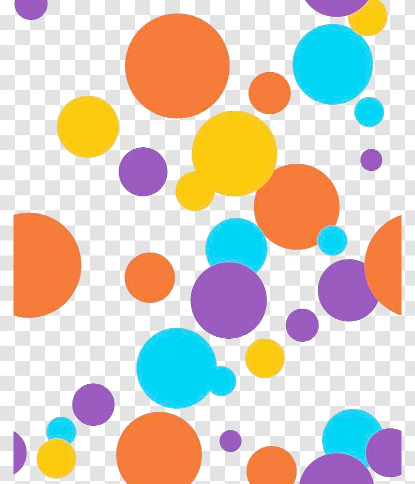 Color Circle Point Clip Art - Geometry - Colorful Dots Transparent PNG