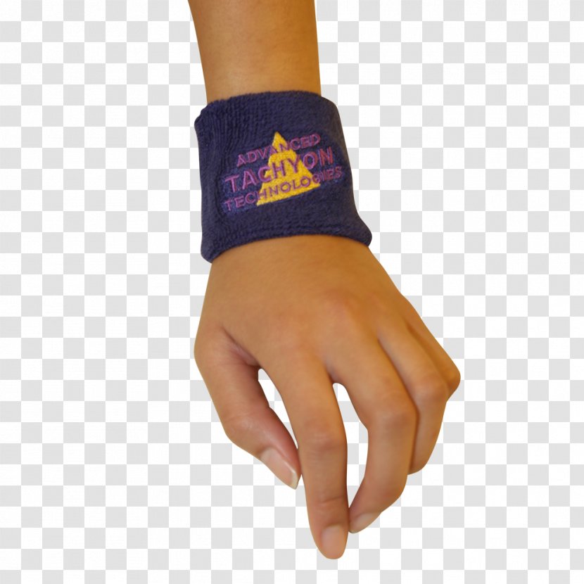 Energy Thumb Tachyon Wristband - Arm Transparent PNG