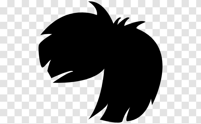 Black Hair Wig Brown Ponytail - Long - Vector Transparent PNG