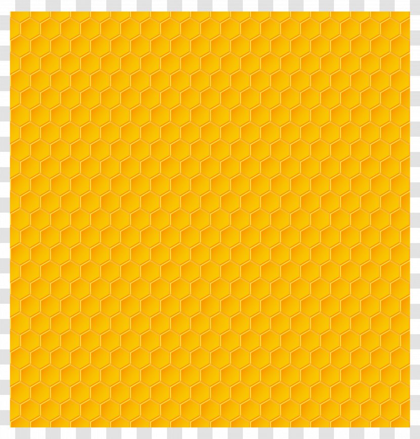 Yellow Pillow Motif Crystal Number - Delicate Honeycomb Seamless Background Transparent PNG