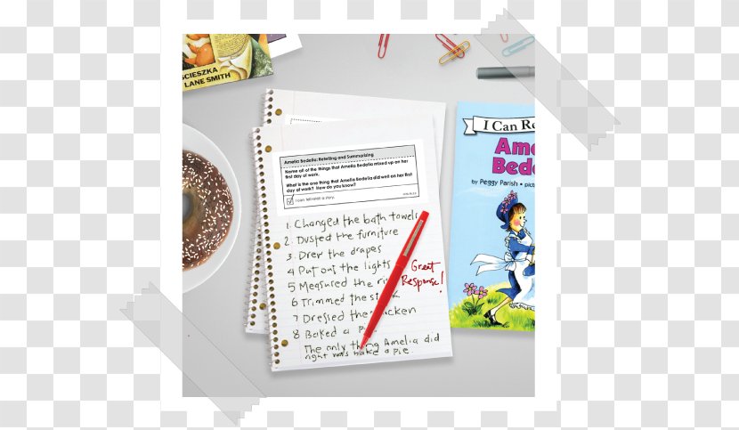 Amelia Bedelia Brand Book Font Product - Interactive Writing Notebooks Transparent PNG