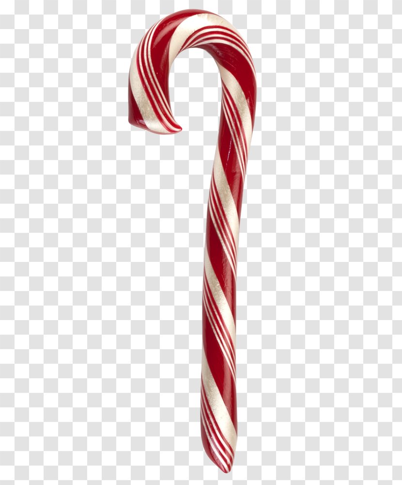 Candy Cane Ribbon Lollipop Peppermint - Red Transparent PNG