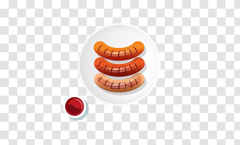 Hot Dog Fast Food Knackwurst Breakfast Sausage - Cartoon Transparent PNG