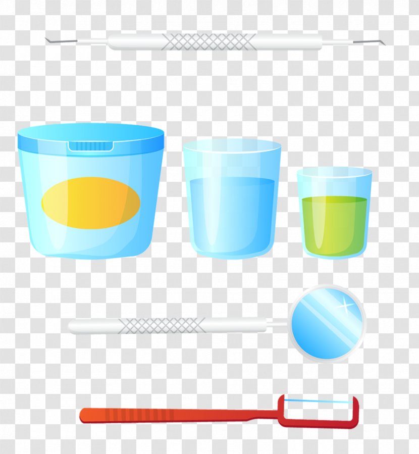 Mouthwash Toothbrush Cup - Area Transparent PNG
