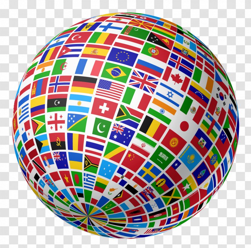 Globe Flags Of The World - Flag Transparent PNG