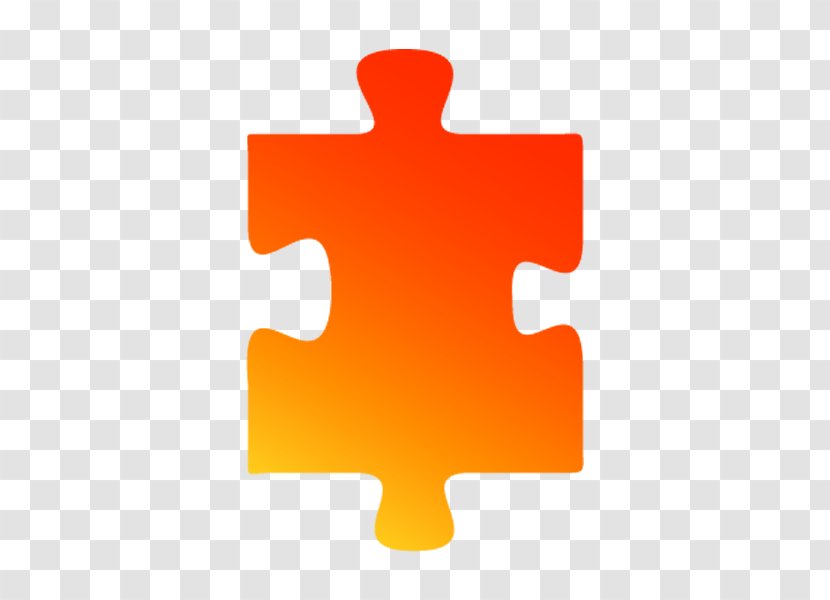 Jigsaw Puzzle, Orange. - Heart - Frame Transparent PNG