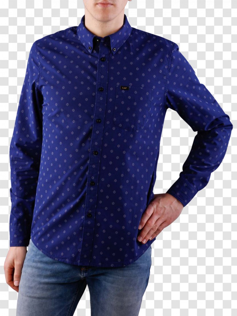 T-shirt Blue Sleeve Jacket - Sweater Transparent PNG