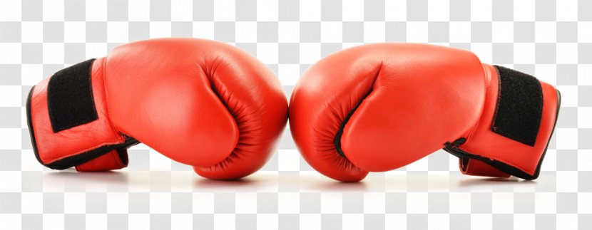 Boxing Glove Fist - Red - Real Gloves Transparent PNG