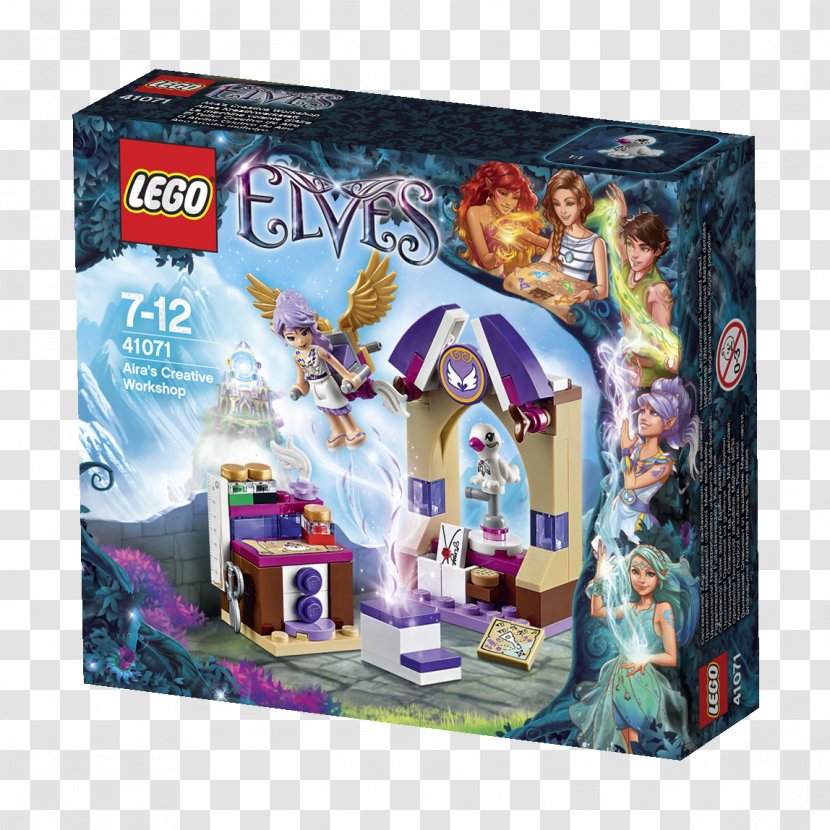 LEGO 41071 Elves Aira's Creative Workshop Toy Block Friends Transparent PNG