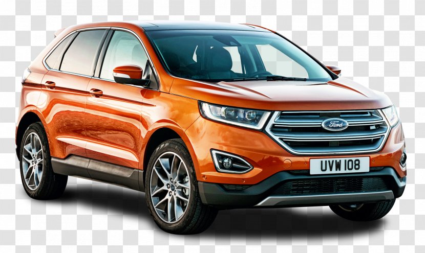 2016 Ford Edge 2017 Sport 2018 - Automatic Transmission - Orange Car Transparent PNG