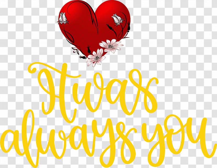 Always You Valentines Day Valentines Day Quote Transparent PNG