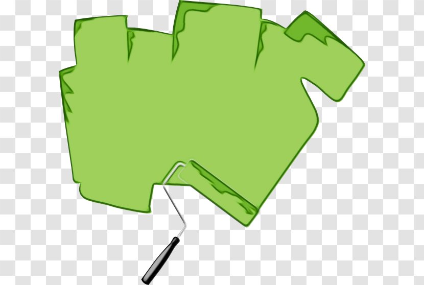 Green Leaf Clip Art - Paint Transparent PNG