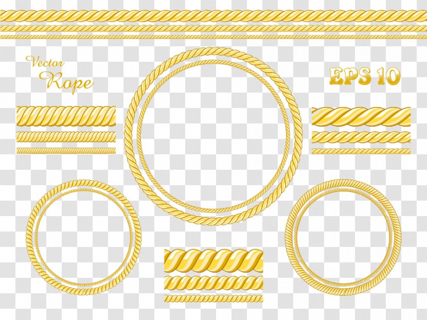 Rope Knot Clip Art - Brand - Gold Ring Image Transparent PNG