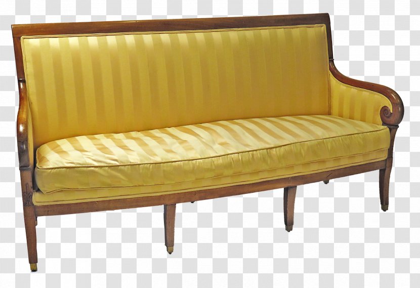 Couch Sofa Bed Seat House - Textile - French Empire Chair Transparent PNG