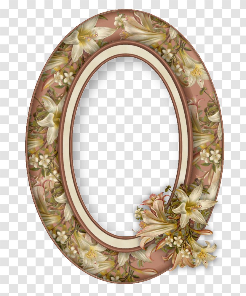 Picture Frames Oval - Walt Disney Company - GOLD ROSE Transparent PNG