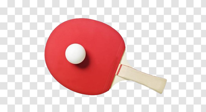 Table Tennis Racket - Red - Bat Transparent PNG