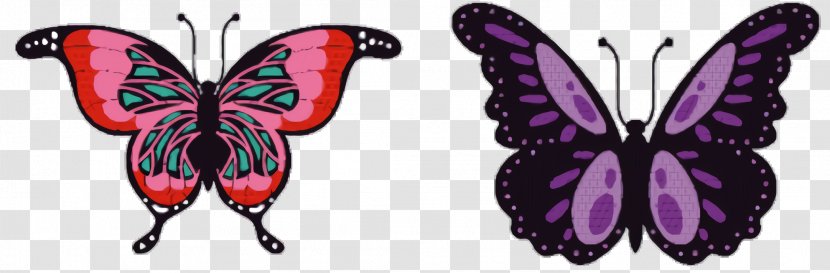 Butterfly Tattoo - Brushfooted Butterflies - Wing Insect Transparent PNG