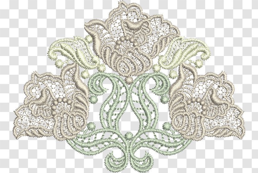 Embroider Now Lace Embroidery Pattern - Flower Transparent PNG