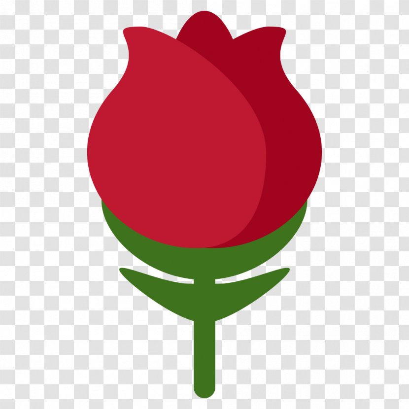 Emoji Rose United States Sticker SMS - Red - Rising Transparent PNG