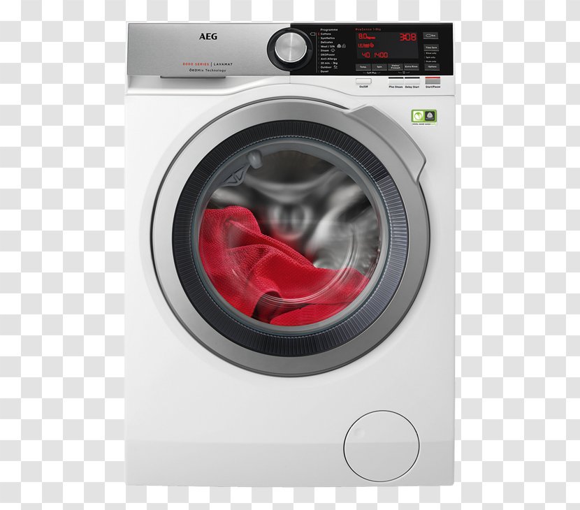 Washing Machines Home Appliance AEG L9FEC966R Machine - Aeg L8fec946r 8000 Series 9kg Load Transparent PNG