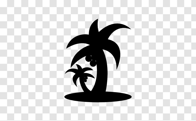 Black And White Silhouette Monochrome - Plant - Ko Phi Don Transparent PNG