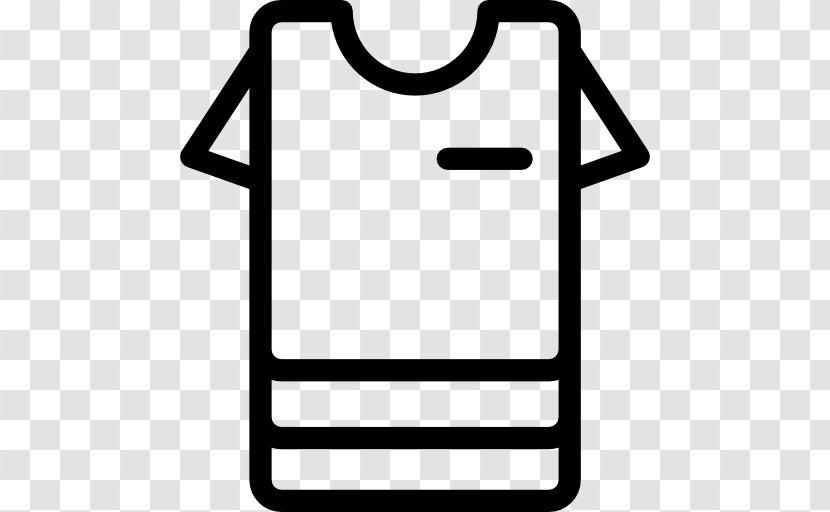 T-shirt - Black And White - Rectangle Transparent PNG