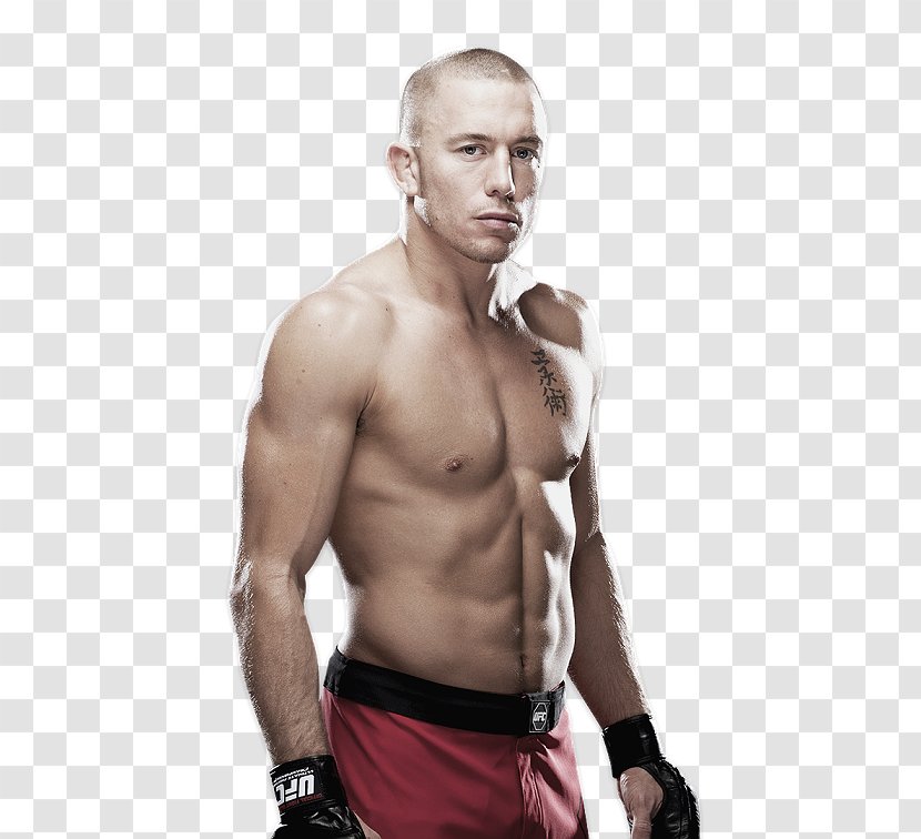 Georges St-Pierre UFC 158: Vs. Diaz 154: Condit 124: St. Pierre Koscheck 2 52: Couture Vs Liddell - Silhouette - Fighter Transparent PNG