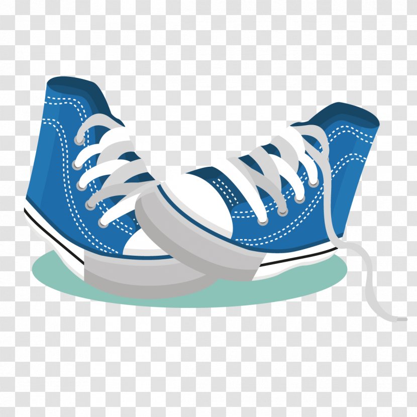 Shoelaces Infant Sneakers - Vector Baby Shoes Transparent PNG