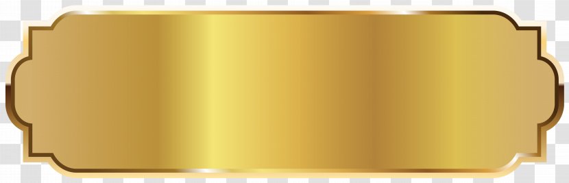 Gold Label Template Picture - Material - Yellow Transparent PNG