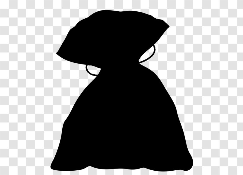 Hat Clip Art Silhouette Neck Black M - Headgear Transparent PNG