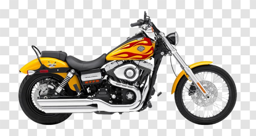 Harley-Davidson Super Glide Motorcycle Sportster Dyna - Cruiser Transparent PNG