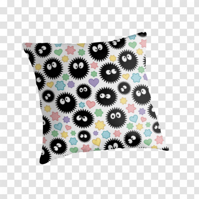 Throw Pillows Cushion Susuwatari Bag - Ipad - Bubble Pattern Transparent PNG