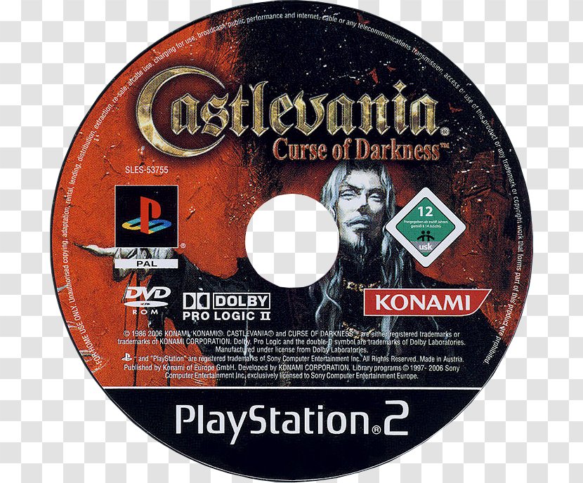 Castlevania: Curse Of Darkness PlayStation 2 Dracula Video Game STXE6FIN GR EUR - Dvd - Flyer Transparent PNG