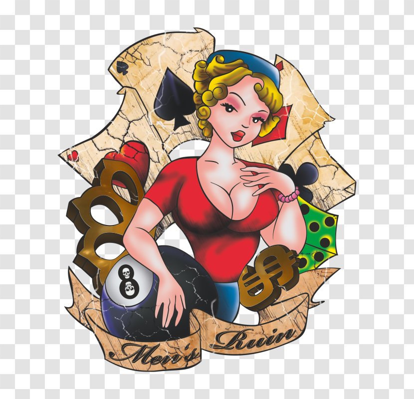 Tattoo Sticker Advertising Rockabilly Rock And Roll - Decal Transparent PNG