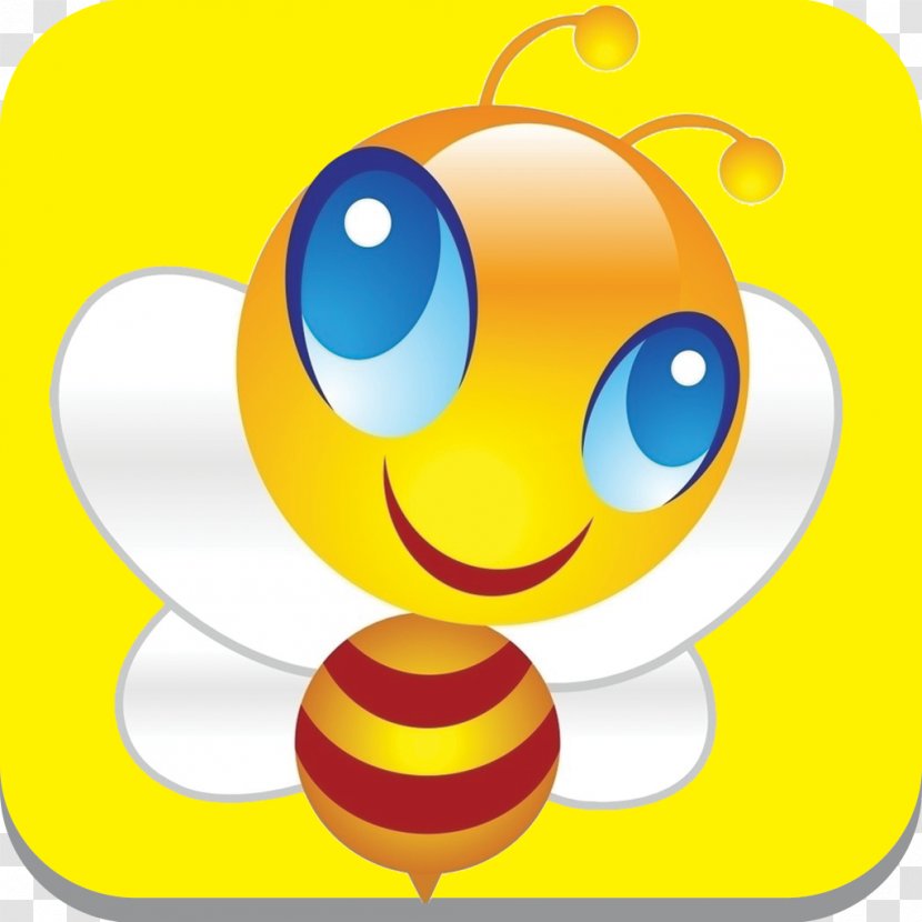 Honey Bee Insect Clip Art - Smile Transparent PNG