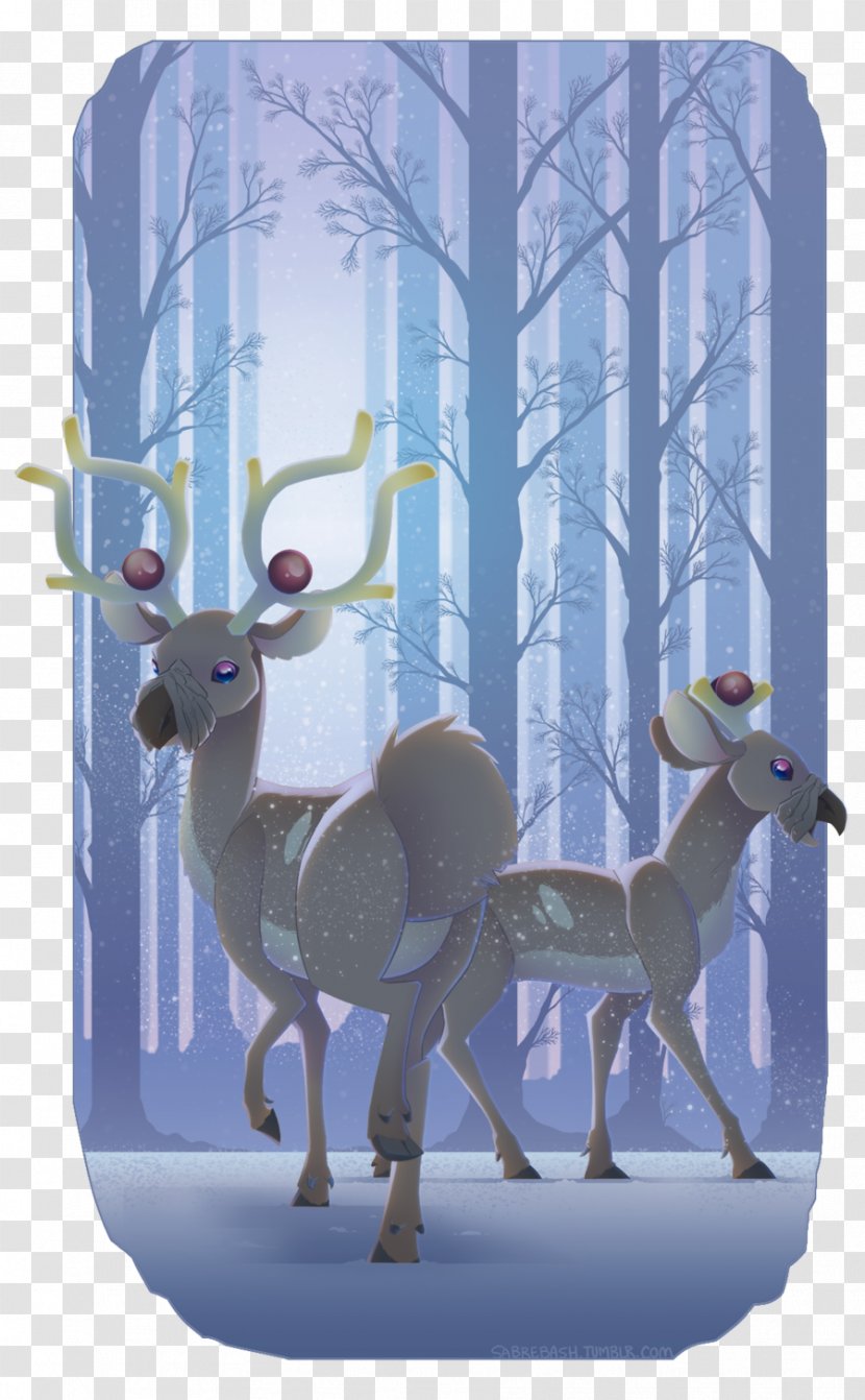 Reindeer Fauna Wildlife - Deer Transparent PNG