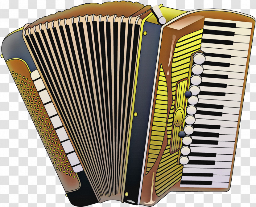 Accordion Free Reed Aerophone Musical Instrument Garmon Folk Instrument Transparent PNG